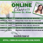 Course Registration Next Week for Online Spirituality Classes